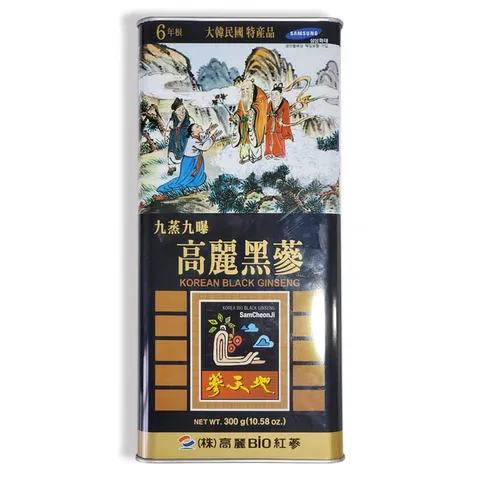 Hắc Sâm Củ Khô 150gr Bio Hàn Quốc - Hộp Thiếc Chính Hãng, Tăng Cường Sức Khỏe, Dưỡng Chất Quý Giá
