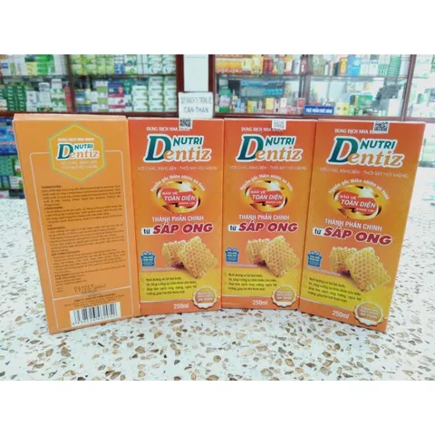 Dung dịch nha khoa Nutri Dentiz 250ml - Bảo vệ sức khỏe răng miệng, làm sạch tự nhiên, phù hợp cho mọi đối tượng.