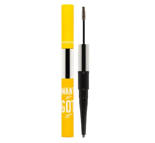 Chì Kẻ Mày Lemonade 2 Đầu Màu Nâu 2g + 2ml Mascara
