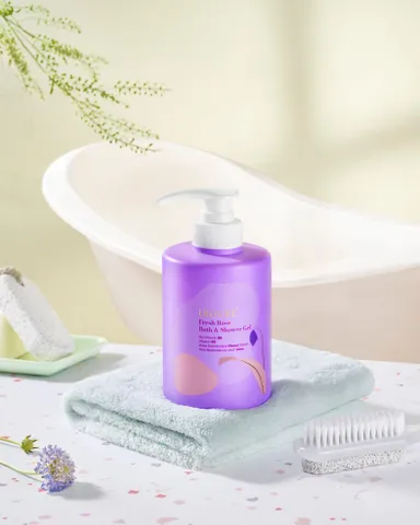 Sữa Tắm B5 Lro'cre - Sáng Mịn Da Toàn Thân, Chiết Xuất Hoa Hồng & Nha Đam, Duy Trì Độ Ẩm & Làm Trắng Da Tự Nhiên