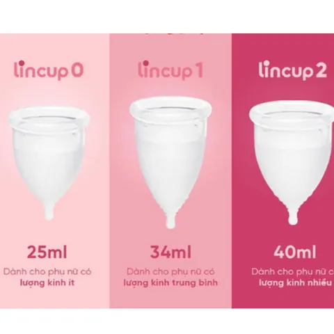 Cốc Nguyệt San Lincup Chính Hãng Mỹ - Silicon Y Tế Mềm Mại, Không Tràn, Thiết Kế Dễ Sử Dụng Cho Phụ Nữ Việt Nam