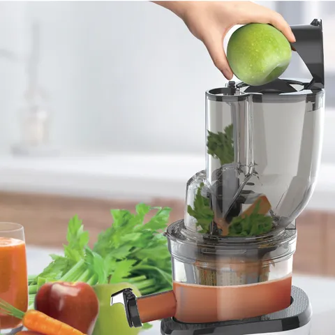 Máy Ép Chậm Kuvings KSP-2428CB 400ml - Ép Nguyên Trái, Cần Tây, Đỏ Sang Trọng, Giữ Vitamin Tối Ưu, Dễ Vệ Sinh