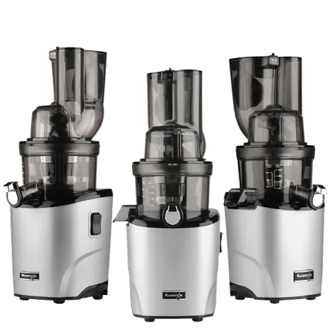 Máy ép chậm Kuvings KSP-2428CB - Ép trái cây nguyên trái, giữ vitamin, dung tích 400ml, thân thiện gia đình, thiết kế hiện đại màu bạc