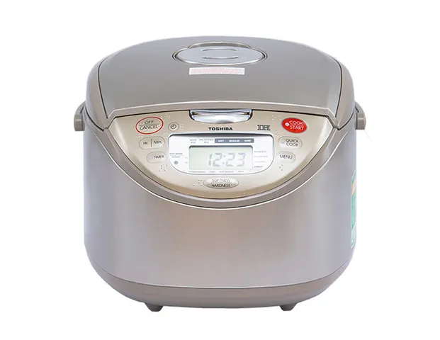 Nồi cơm điện cao tần Toshiba 1.8L RC-18RH(CG)VN - Công nghệ IH, Lòng nồi chống dính Diamond, Nấu nhanh, Giữ ấm 24h, Chức năng đa dạng