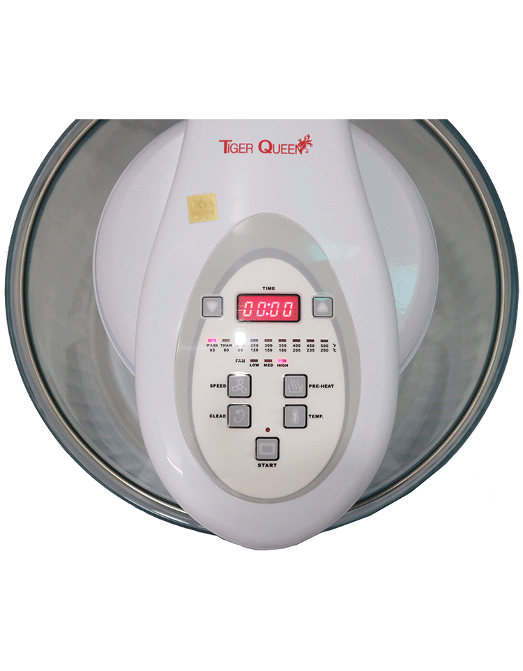 Lò Nướng Thủy Tinh Điện Tử Tiger Queen AX-798DV 11L - Nướng Đối Lưu Đa Chức Năng, Màn Hình LCD, Thiết Kế Hiện Đại