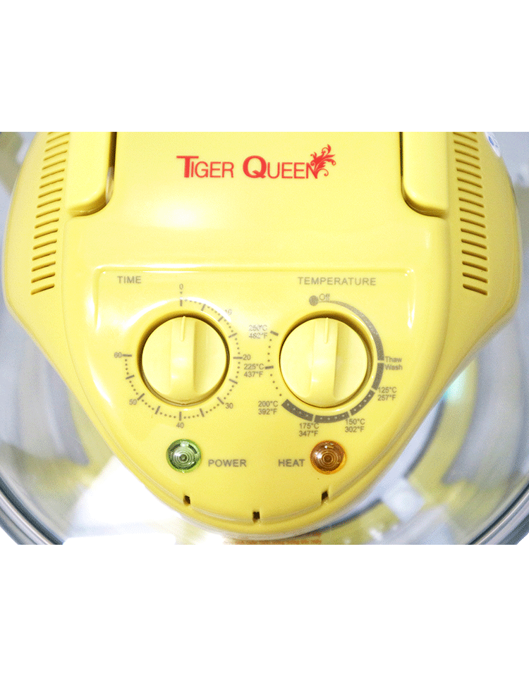 Lò Nướng Thủy Tinh Tiger Queen AX-777MV 11L - Nướng Đối Lưu Đa Chức Năng, Chất Liệu Thủy Tinh Pháp, Thiết Kế Hiện Đại