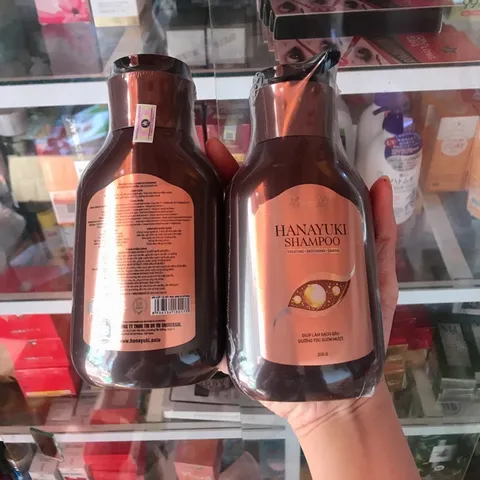 Combo Dầu Gội & Xả Hanayuki Sạch Gàu - Dưỡng Tóc Mượt Chiết Xuất Thiên Nhiên 300g, Giúp Ngăn Ngừa Rụng Tóc, Bảo Vệ Tóc Khỏe Mạnh