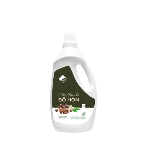 Nước Giặt Xả Hữu Cơ Bồ Hòn Ecocare 1000ml Tinh Dầu Hoa Bưởi - Sản Phẩm Tự Nhiên, An Toàn Cho Da, Không Chất Độc Hại