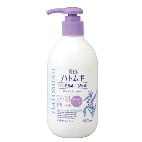 Sữa dưỡng thể chống nắng nâng tone và sáng da hatomugi spf31 pa   