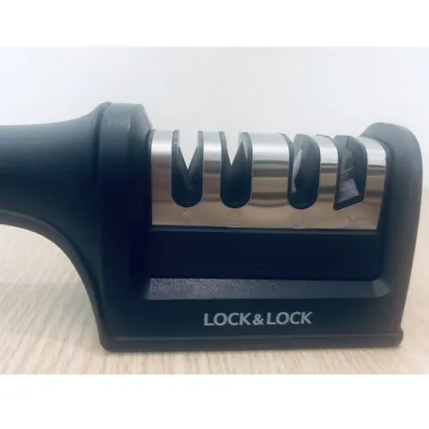 Dụng Cụ Mài Dao Kéo LocknLock 4 Rãnh CKK114 - Chất Liệu Nhựa ABS, Thép Không Gỉ, Thiết Kế Thông Minh, Dễ Dàng Sử Dụng