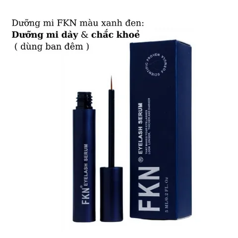 Serum Dưỡng và Dài Lông Mi Rậm Lông Mày FKN 5ml - Giúp Mi Dày Đẹp Tự Nhiên, An Toàn Cho Da Mắt Nhạy Cảm
