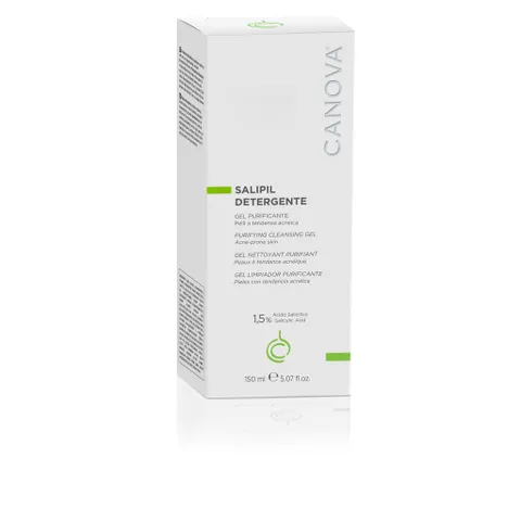 Sữa Rửa Mặt Canova Salipil Detergente 150mL - Gel Làm Sạch Cho Da Dầu Mụn, Chăm Sóc Da Hiệu Quả, Chất Lượng Nhập Khẩu Chính Hãng