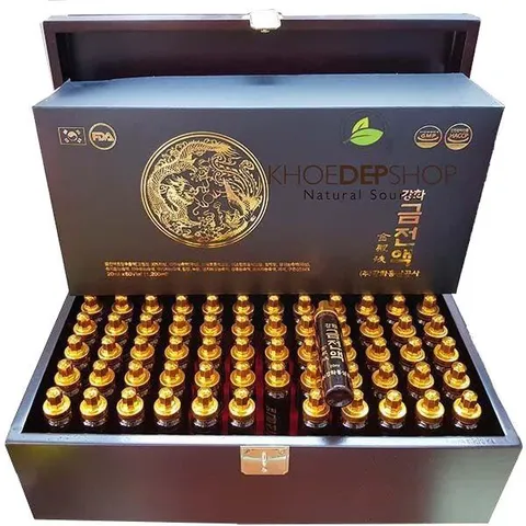 Tinh Chất Đông Trùng Hạ Thảo 60 Ống 1 Rồng - Thực Phẩm Chức Năng Bổ Dưỡng, Tăng Cường Sức Khỏe, Hàn Quốc