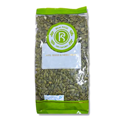 Hạt Bí Xanh Real Food - Hạt Bổ Dưỡng 100% Tự Nhiên, Lợi Ích Cho Mẹ Mang Thai, Người Già, Trẻ Em - Bổ Sung Dinh Dưỡng tự nhiên