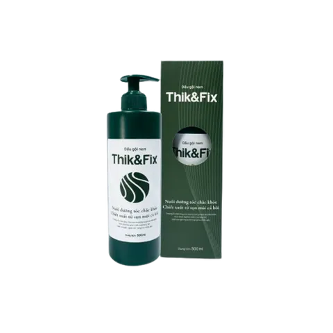 Dầu Gội Kích Thích Mọc Tóc Thảo Mộc Thik&Fix Dành Cho Nam - Ngăn Ngừa Gàu, Dưỡng Tóc Chắc Khỏe, 300ml