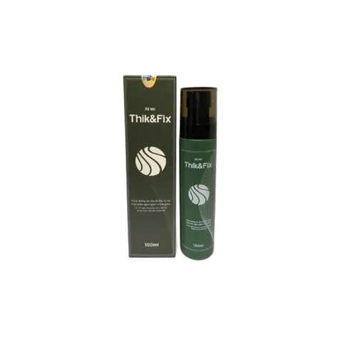 Xịt Tóc Thik&Fix 100ml - Giải Pháp Kích Mọc Tóc Dày Mượt, Ngăn Rụng Tóc, Tinh Dầu Bưởi Thơm Dịu, Dưỡng Tóc Khỏe Mạnh