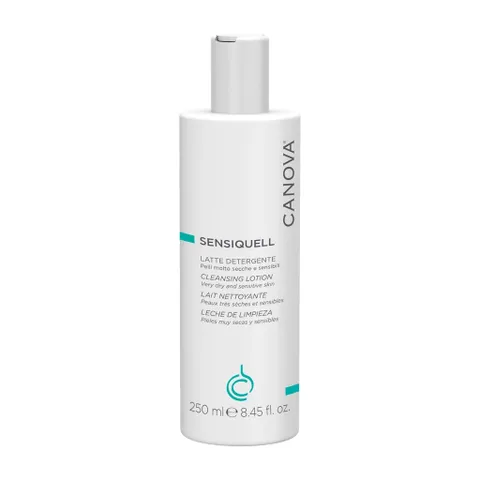 Sữa Tẩy Trang Canova Sensiquell 200mL - Dưỡng ẩm, làm sạch dịu nhẹ cho da nhạy cảm, loại bỏ bụi bẩn và dầu thừa.