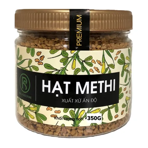 Hạt Methi Ấn Độ Real Food - Hạt Fenugreek Tự Nhiên Hỗ Trợ Tăng Cường Sữa Mẹ và Cải Thiện Chỉ Số Đường Huyết