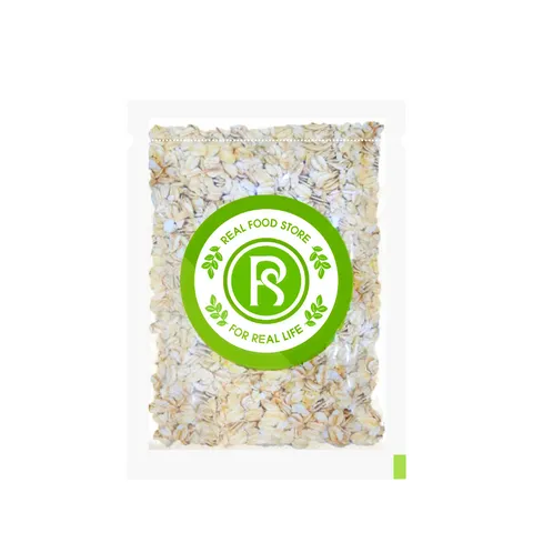 Yến Mạch Cán Dẹp Real Food 100% Tự Nhiên - Hạt dinh dưỡng cho Bé, Phụ Nữ Mang Thai, Người Cao Tuổi - Sử Dụng Nấu Ăn, Làm Granola, Dưỡng Da