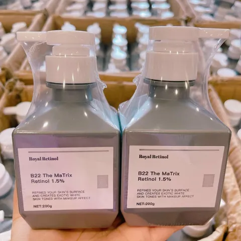 Kem Kích Trắng Da Body Royal Retinol B22 The Matrix Retinol 1.5% 200g - Dưỡng Da Mịn Màng, Làm Mờ Thâm, Tăng Độ Đàn Hồi Da