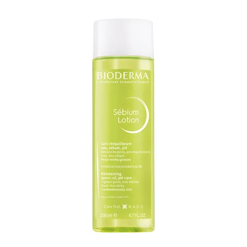 Nước Hoa Hồng Bioderma Sebium Lotion 200mL - Dưỡng Da Dầu Hỗn Hợp, Kiểm Soát Nhờn, Giảm Mụn, Chăm Sóc Da Nhạy Cảm