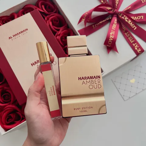 Nước hoa unisex Al Haramain Amber Oud Ruby Edition EDP - Hương thơm sang chảnh, quyến rũ, phiên bản hoàn hảo của MFK Baccarat Rouge 540