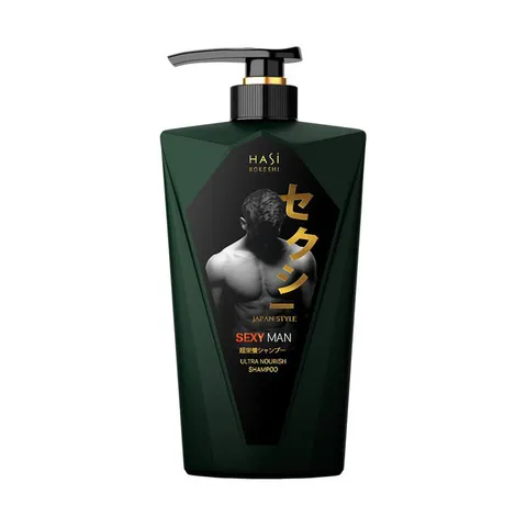 Dầu Gội Nước Hoa Nam Hasi Kokeshi 380g - Dưỡng Tóc Chắc Khỏe, Hương Nước Hoa Quyến Rũ, Dành Cho Nam Giới