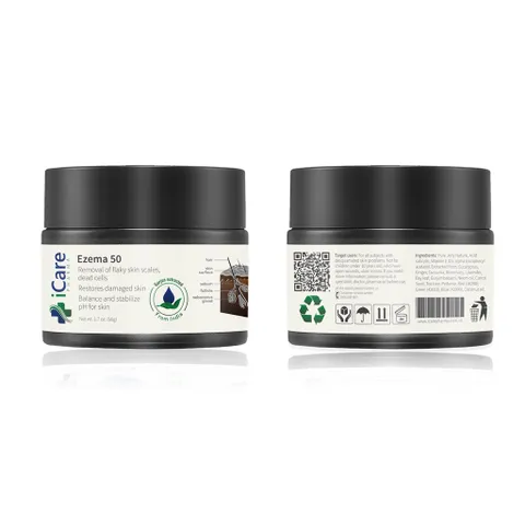Hỗ Trợ Giảm Nấm Da Đầu Ezema 50 iCare Pharma - Chiết Xuất Gurjun Ấn Độ, Giúp Sạch Da Đầu, Dinh Dưỡng Tóc 50g