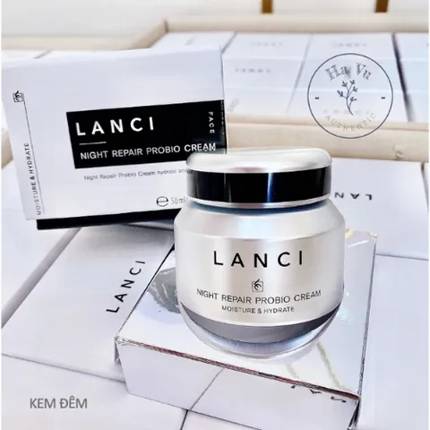 Kem Dưỡng Phục Hồi Tế Bào Da Ban Đêm Lanci 50ml - Kem Dưỡng Ẩm Chống Lão Hóa, Hỗ Trợ Phục Hồi Da Khỏe Mạnh