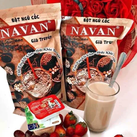 Bột Ngũ Cốc Navan Gia Truyền 7 Vị Lợi Sữa - Tăng Cường Dinh Dưỡng Cho Mẹ Sau Sinh và Phụ Nữ Mang Thai, Hỗ Trợ Béo Phì, Cải Thiện Giấc Ngủ
