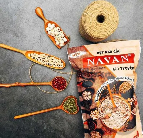 Bột Ngũ Cốc Navan Gia Truyền 7 Vị Lợi Sữa - Tăng Cường Dinh Dưỡng Cho Mẹ Sau Sinh và Phụ Nữ Mang Thai, Hỗ Trợ Béo Phì, Cải Thiện Giấc Ngủ
