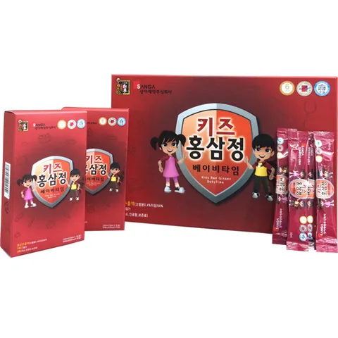 Nước Hồng Sâm Sanga Baby Hàn Quốc Hộp 30 Gói - Giúp Trẻ Ngủ Ngon, Tăng Cường Miễn Dịch, Dinh Dưỡng Cho Trẻ Em