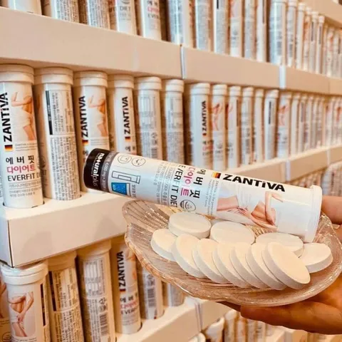 Viên Sủi Giảm Cân Zantiva Everfit Diet Cao Cấp Từ Đức - Hỗ Trợ Đốt Cháy Mỡ Thừa, Ngăn Hấp Thụ Tinh Bột, 20 Viên