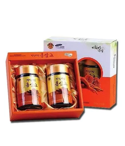 Cao Hồng Sâm Linh Chi Achimmadang Hàn Quốc - Hộp 2 Lọ 240g - Giải Pháp Tăng Cường Sức Khỏe Từ Thiên Nhiên