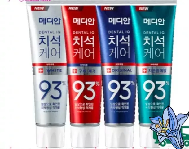 Kem Đánh Răng MEDIAN Dental IQ 93% Hàn Quốc 120g - Chống Viêm Nướu, Trắng Răng, Combo 2 Tuýp, Hơi Thở Thơm Mát