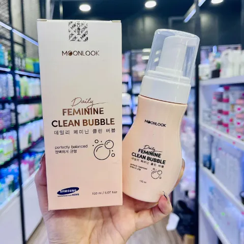 Dung Dịch Vệ Sinh Phụ Nữ Foam Quyến Rũ MoonLook Hàn Quốc 150ml - Giữ ẩm, Lưu hương Nước Hoa, Phù hợp cho Da Nhạy Cảm