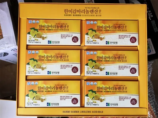 Tinh Dầu Hoa Anh Thảo Hàn Quốc Hanmi Gamma Linolenic Acid - Hỗ Trợ Nữ Giới - Hộp 180 Viên Chăm Sóc Sức Khỏe Da Tóc