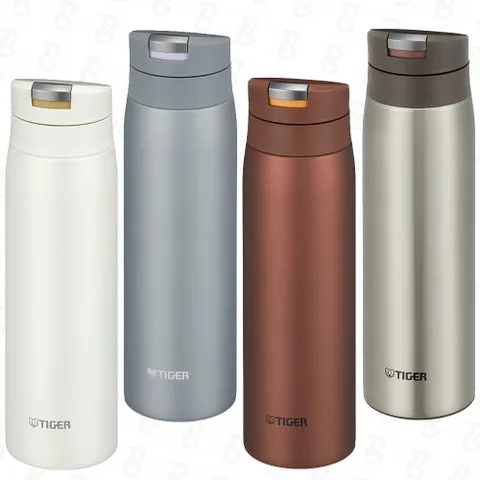 Bình Giữ Nhiệt Tiger MCX-A502 [500ml] - Nắp Bật Tiện Lợi, Giữ Nóng Lạnh Lâu, Thiết Kế Sang Trọng, Chống Bám Bẩn, Dễ Vệ Sinh
