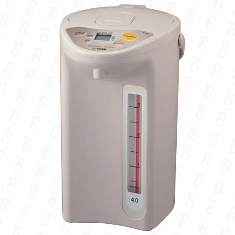 Bình thủy điện Tiger PDR-S40W 4.0L - Bình đun nước tự động có LCD, khóa nước, tiết kiệm điện, thiết kế sang trọng, Made in Japan