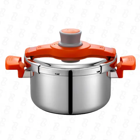 Nồi Áp Suất Inox 3 Lớp Poongnyun VBVPC-08 4.5L - Dùng Cho Bếp Gas, Bếp Từ, Công Nghệ One Touch, Sang Trọng Và Tiện Lợi