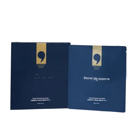 Mặt Nạ Derm All Matrix Facial Dermal Care Mask Hàn Quốc - Hộp 4 Miếng Dưỡng Ẩm, Giúp Trắng Sáng Da Tự Nhiên