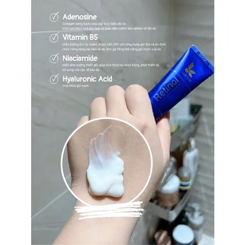 Kem Dưỡng Retinol K Lady Care 30ml - Giúp Phục Hồi Da, Dưỡng Trắng, Săn Chắc - Chăm Sóc Da Hàn Quốc
