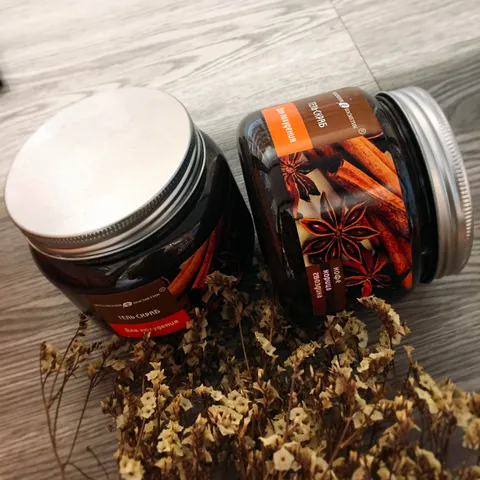 Tẩy Da Chết Quế Hồi Nga 380g - Sản Phẩm Làm Sạch Da, Trắng Sáng, Chống Oxy Hóa, Giúp Da Mịn Màng Từ Thiên Nhiên