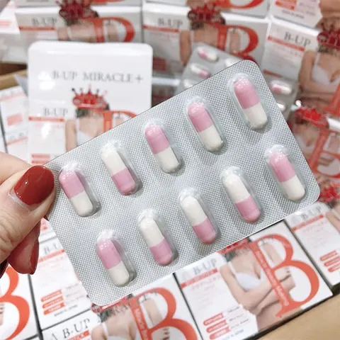 Viên Uống Nở Ngực B-Up Miracle Nhật Bản 60 Viên - Tăng Kích Thước Vòng 1 & Săn Chắc Hiệu Quả dành cho Phụ Nữ