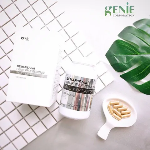 Viên Uống Giảm Mỡ Bụng Genie Demar87 Cell 130 Viên - Hỗ Trợ Giảm Cân, Thon Gọn Vòng Eo, Sản Phẩm Hàn Quốc Chính Hãng