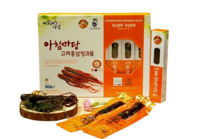 Hồng Sâm Tẩm Mật Ong Nguyên Củ Achimmadang Hàn Quốc - Hộp 8 Củ 300g Giúp Tăng Cường Sức Khỏe và Giảm Mệt Mỏi