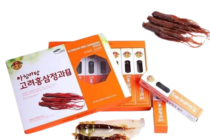 Hồng Sâm Tẩm Mật Ong Nguyên Củ Achimmadang Hàn Quốc - Hộp 8 Củ 300g Giúp Tăng Cường Sức Khỏe và Giảm Mệt Mỏi
