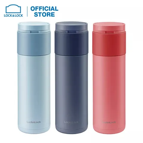 Bình Giữ Nhiệt Lock&Lock Hidden Moon LHC3275 490ml - Chống Bỏng, Dễ Dàng Mang Theo, Nắp Một Chạm, Thiết Kế Thông Minh