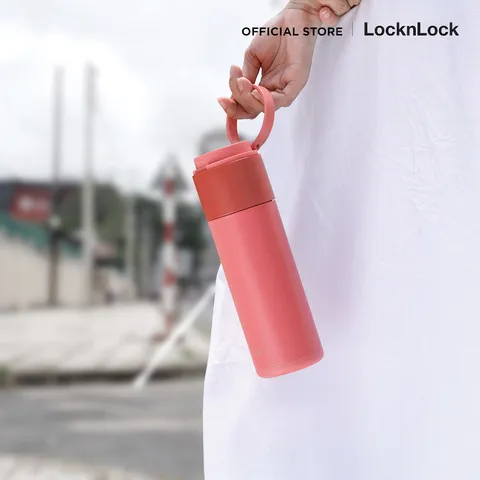 Bình Giữ Nhiệt Lock&Lock Hidden Moon LHC3275 490ml - Chống Bỏng, Dễ Dàng Mang Theo, Nắp Một Chạm, Thiết Kế Thông Minh