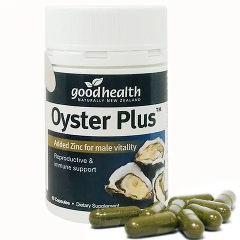 Viên Hàu Hỗ Trợ Nam Giới Goodhealth Oyster Plus 60 Viên - Tăng Cường Sinh Lực và Khỏe Mạnh cho Nam Từ 18 Tuổi Trở Lên